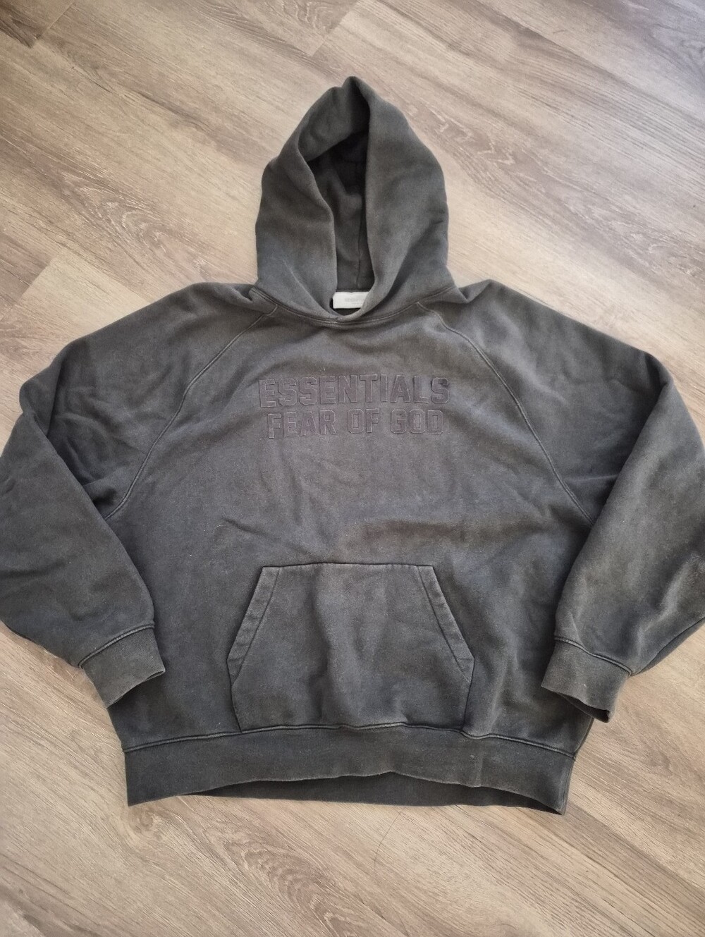 Essentials Fear of God Men's Charcoal Hoodie Sweatshirt XL